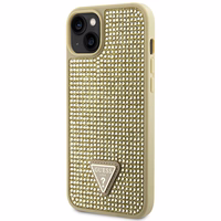 Guess GUHCP14MHDGTPD iPhone 14 Plus / 15 Plus 6.7" auksinis/auksinis hardcase Rhinestone Triangle