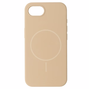 Magnetinis plonas silikoninis dėklas telefonui Iphone 16e (m) - rudas