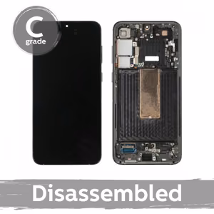 LCD ekranas suderinamas su Samsung S916 S23 Plus su rėmeliu / Cream / (8/10 išardytas)