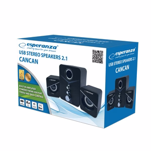 Esperanza EP153 USB 2.1 kolonėlių rinkinys 6 W juodas