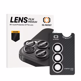 Apsauginis grūdintas stiklas Tel Protect 3D Lens Aramid Series on camera for Samsung Galaxy S26 Plus (lęšis 3 vnt.)