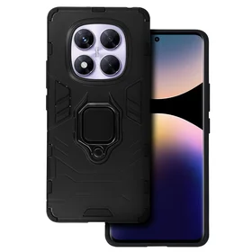 Žiedinis šarvuotas dėklas Xiaomi Redmi Note 14 Pro 4G juodas
