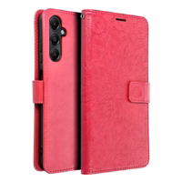 MEZZO knygos tipo dėklas telefonui SAMSUNG A05s su mandala, purpurinis