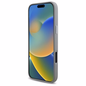 BMW Sign Pilnai Apgaubtas Metalinis Magnetinis dėklas iPhone 16 Pro Max - pilkas