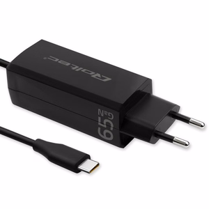 Qoltec 52419 65W GaN supergreitas įkroviklis | 5-20V | 3-3.25A | USB-C 3.1