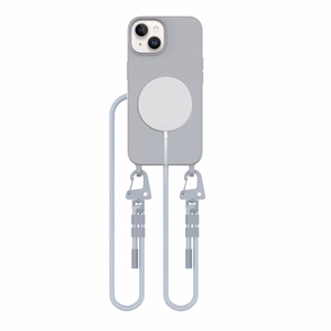 Tech-Protect MagNecklace Magnetinis iPhone 14 dėklas - pilkas