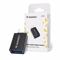 Wozinsky W10GY1S USB-C - USB-A 3.2 10Gb/s adapteris - juodas