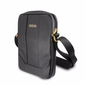 Guess Saffiano 10 coliu plansetinio krepselis - juodas