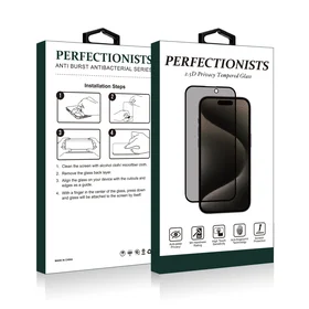LCD apsauginis stikliukas 2.5D Privacy Perfectionists Samsung S936 S25 Plus/S937 S25 Edge juodas