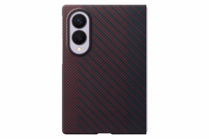 Samsung Galaxy Z Fold8 aramido pluošto magnetinis dėklas su 2 antirefleksinėmis plėvelėmis, violetinis