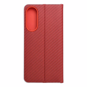 LUNA Book Carbon dėklas telefonui SAMSUNG S25 Edge raudonas