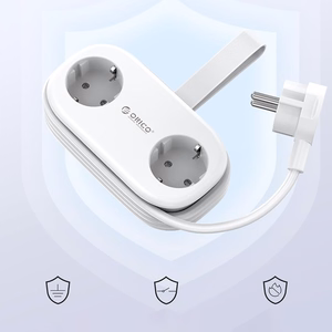 Orico AP3 20W GaN 5in1 maitinimo blokas 2x AC + 2x USB-A + 1x USB-C - baltas