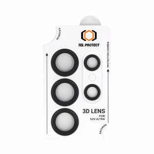 Temperuotas stiklas Tel Protect 3D objektyvo kamerai Samsung Galaxy S24 Ultra - juodas (5 vnt.)