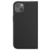 Adidas OR knygos tipo dėklas BASIC iPhone 13 - juodas ir baltas
