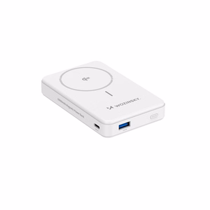 Wozinsky WLWP-10KA0Y3WS 22.5W PD Qi2 10000mAh su stovu Išorinė baterija (f) - balta