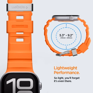 SPIGEN WBS2 dirželis APPLE WATCH 8 / 9 / 10 / 11 / SE / ULTRA (44 / 45 / 46 / 49 MM) oranžinis