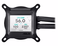 ASUS Prime LC 360 ARGB LCD Procesorius Universalusis skystinis aušintuvas 12 cm Juoda