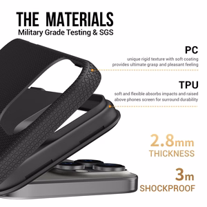 Dėklas Perfectionists Triangle Mag Case Apple iPhone 15 Pro Max juodas