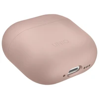 Uniq Lino silikoninis dėklas AirPods 4 - rožinis