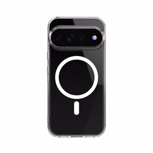 Crong Hybrid Clear Magnetic MagSafe dėklas, skirtas Google Pixel 11 Pro XL, skaidrus