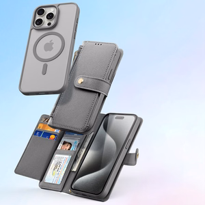 Dux Ducis Lawa odinis dėklas telefonui iPhone 15 Pro Max - pilkas