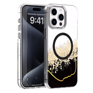 Epoxy Mag dėklas skirtas iPhone 15 Pro 6,1" juodas