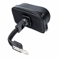 Motociklo laikiklis, atsparus vandeniui, su užtrauktuku ir gaubtu (6,4" - 8"), juodas