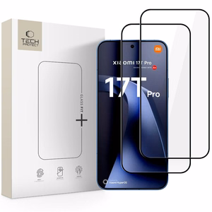 Tech-Protect Glass Fit+ 2шт закаленное стекло Xiaomi 17T Pro - черный