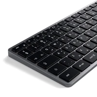 Wire keyboard USB C QWERTY Satechi Slim W3 Wiraudonas ST-UCSW3M space pilkas