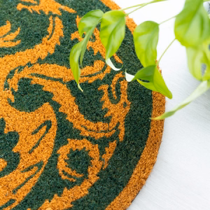 Game of Thrones House of the Dragon apvalus durų kilimėlis, 50 cm skersmens