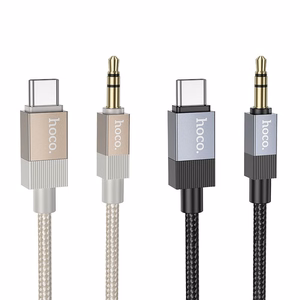 Audio adapteris Hoco (UPA32B) USB-C į 3,5mm(p) auksinis (1M)