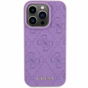GUESS case for IPHONE 15 Pro Max GUHCP15XP4EPMU (Quilted 4G Classic) light purple