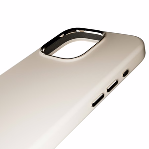 Puro Icon Mag Pro Magnetinis silikoninis dėklas telefonui iPhone 16 Pro - smėlio spalvos