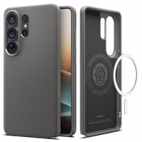 SPIGEN dėklas LIQUID AIR MAG, suderinamas su MagSafe, skirtas SAMSUNG S26 Ultra marble grey