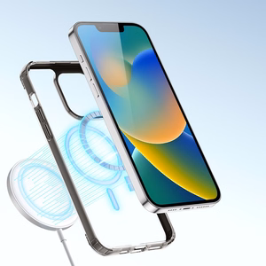 Dux Ducis Clin2 dėklas iPhone 14 Plus magnetinis MagSafe dėklas pilkas