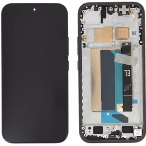 Originalus Xiaomi 17T 5G LCD ekrano ir jutiklinio skydelio modulis su rėmeliu, juodas (gamintojo serviso pakuotė)