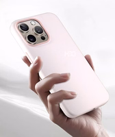 Dėklas HDD Silicone MagSafe Case Apple iPhone 17 Pro rožinis