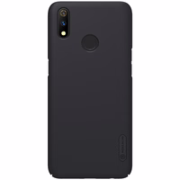 Nillkin Super Frosted Shield - dėklas Realme 3 Pro (Realme X Lite) (juodas)