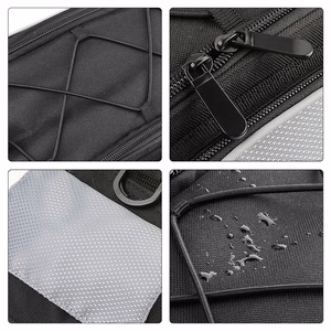Wozinsky Bike Pannier Bag with Shoulder Strap 13L Black (WBB1BK)