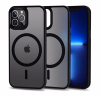 Tech-Protect MagMat MagSafe iPhone 12 Pro Max dėklas - matinis juodas