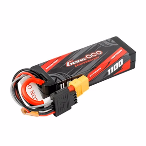 „Lipo Gens ace G-Tech“ 1100 mAh, 11,1 V, 3S1P, 60C, GRP-76 kietuoju korpusu akumuliatorius su XT60 jungtimi
