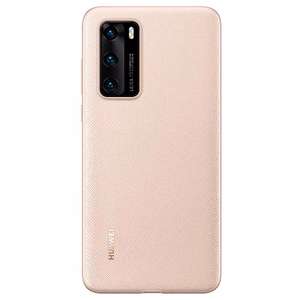 Оригинальный чехол для Huawei P40 - защитная крышка PU (51993713) розовый