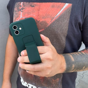 Wozinsky Kickstand Case silikoninis dėklas su stovu Samsung Galaxy M51 raudonas