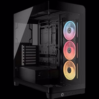 Corsair 4500X LX-R RGB Tempered Glass Mid-Tower, Black „Midi Tower“ Juoda