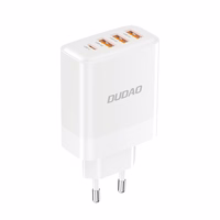 Dudao A5HEU 3xUSB-A 1xUSB-C PD 20W QC3.0 18W+ 2x12W wall įkroviklis - baltas