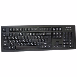 A4Tech KR-85 klaviatūra USB QWERTY US English juoda