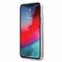 KARL LAGERFELD KLHCP12SKLMLBK IPHONE 12 MINI 5.4 "juodas Kietas dėklas KARL LOGO GLITTER