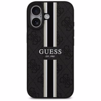 "Guess 4G Printed Stripes MagSafe" dėklas iPhone 17 - juodas