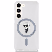 Karl Lagerfeld IML Ikonik magnetinis dėklas telefonui Samsung Galaxy S23 - permatomas