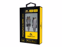 Gembird DisplayPort į HDMI laidas 1.8m